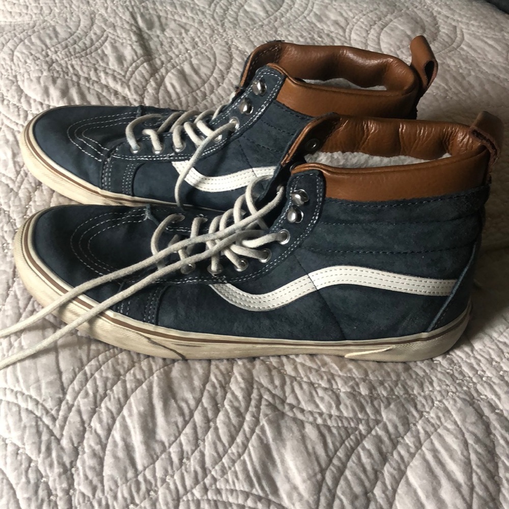Men’s Vans Blue High Tops Size 12
